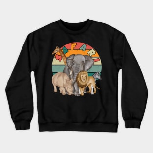 Safari animals Crewneck Sweatshirt